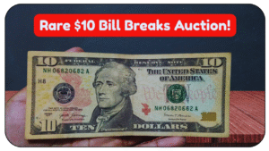Rare $10 Bill with Solid Serial Number Sells for $40,000 – Check Yours Now